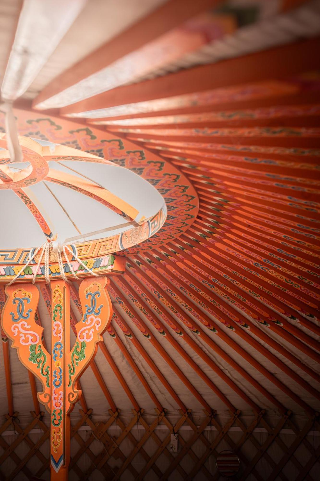 Hotel Gilfach Gower Farm Luxury Yurt With Hot Tub Ammanford Exterior foto